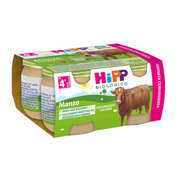 Hipp Omogenizzati Carne Multipack Manzo 4x80g