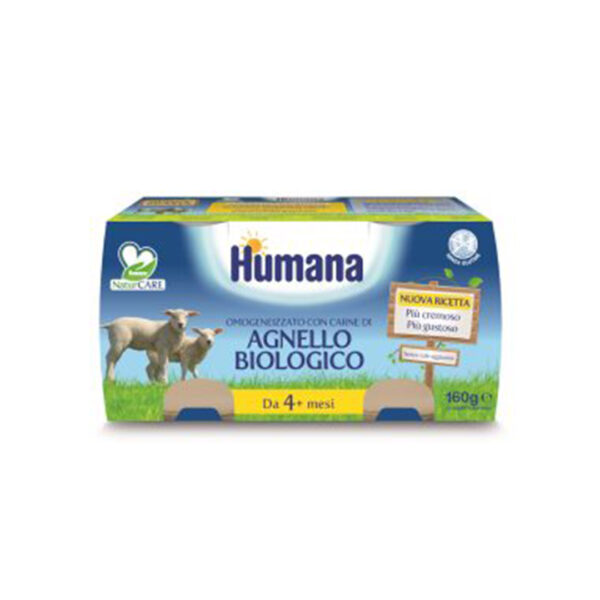 Humana Agnello Biologico 2x80g