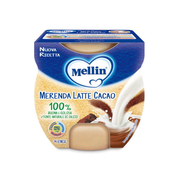 Mellin Merenda Latte Cacao 2x100g