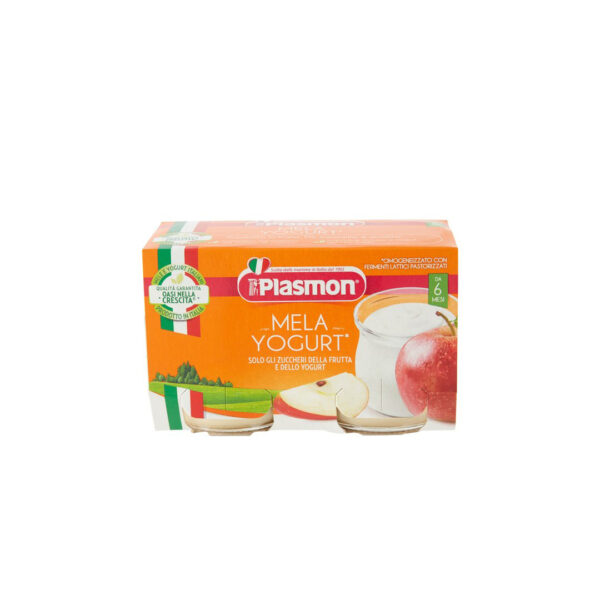 Plasmon Omogeneizzato Mela e Yogurt 2x120g